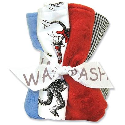 DR SEUSS CAT 5PK WASH CLOTHS