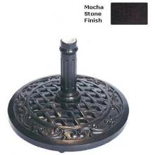 Meadow Decor Amazon Umbrella Stand - Mocha Stone Finish (30 Lb)