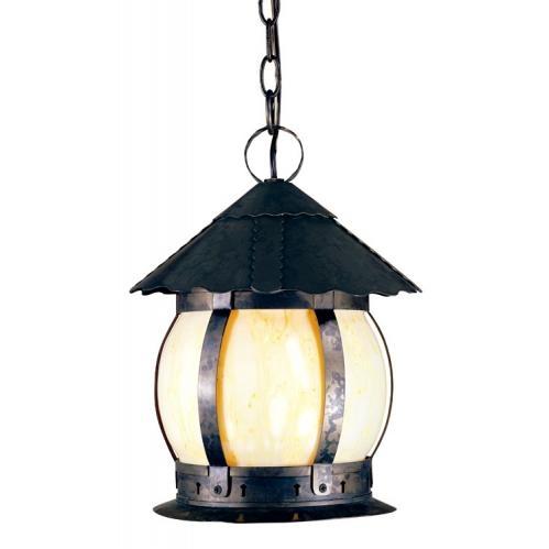 Carmel Collection Hanging Globe Light Fixture In Flemish Finish - 3 Bulbs