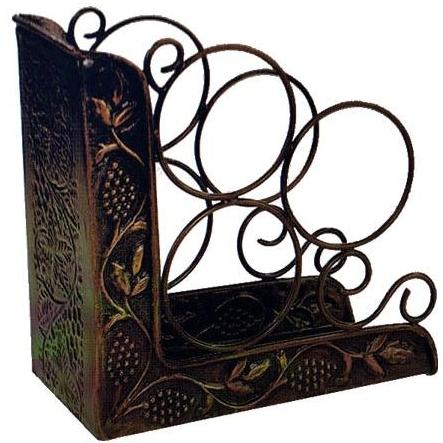 Old Dutch Antique Copper Wine Rack