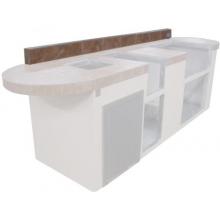 Backsplash BBQ Guys Islands 8 Foot