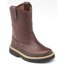 Rocky Georgia Infant Wellington Pull-On Work Boots - Soggy Brown - Size 8