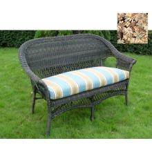 North Cape Tufted Love Seat Cushion ONLY (1)- Tahiti Cinnamon