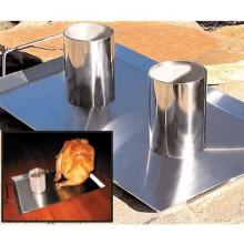 Texas Irons Double Barrel Chicken Cooker
