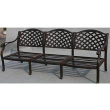 Darlee Nassau Cast Aluminum Sofa With Cushions