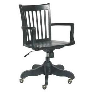 Michael Scott Berkshire Road Desk Chair In Antique Black by Michael Scott