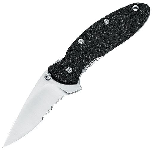 K.O. Scallion, Black Polyamide Handle, ComboEdge