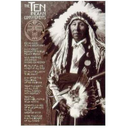 TEN INDIAN COMMAND. II (20 In. By 36 In.) - Print