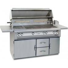 Alfresco Gas Grills LX2 56 Inch Sear Zone Propane Gas Grill On Refrigerated Cart