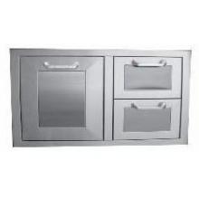 BBQ Guys 260R Series 36 Inch Single Door/2 Drawer Combo