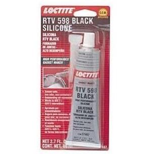 Loctite RTV Silicone 598 High Performance Black - 80ml Tube
