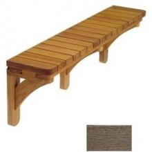 A&B Accessories Recycled Plastic Spa Mount Table/Bar: Piano Key Style 60 Inch Driftwood