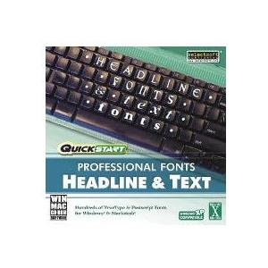 QUICKSTART FONTS - HEADLINE AND TEXT
