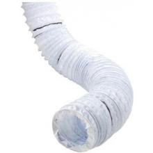 WHITE VINYL VENT DUCTING