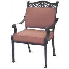 Darlee Charleston Cast Aluminum Dining Chair With Cushions