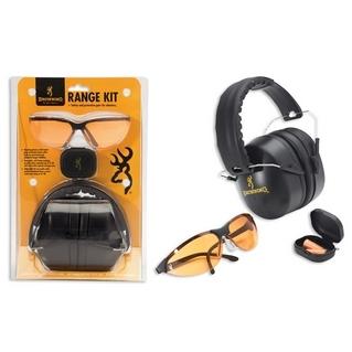 Browning Shooting Glasses, Range Kit With Hearing Protection
