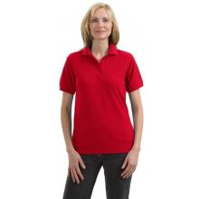 Port Authority Ladies Silk Touch Sport Shirt L - Red