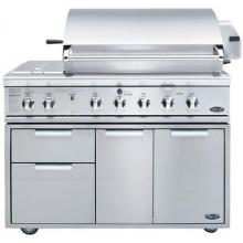 DCS Gas Grills 48 Inch Propane Gas Grill W/ Double Burner On Cart BGB48-BQR