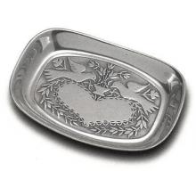 Wilton Armetale Lovebirds Small Bread Tray
