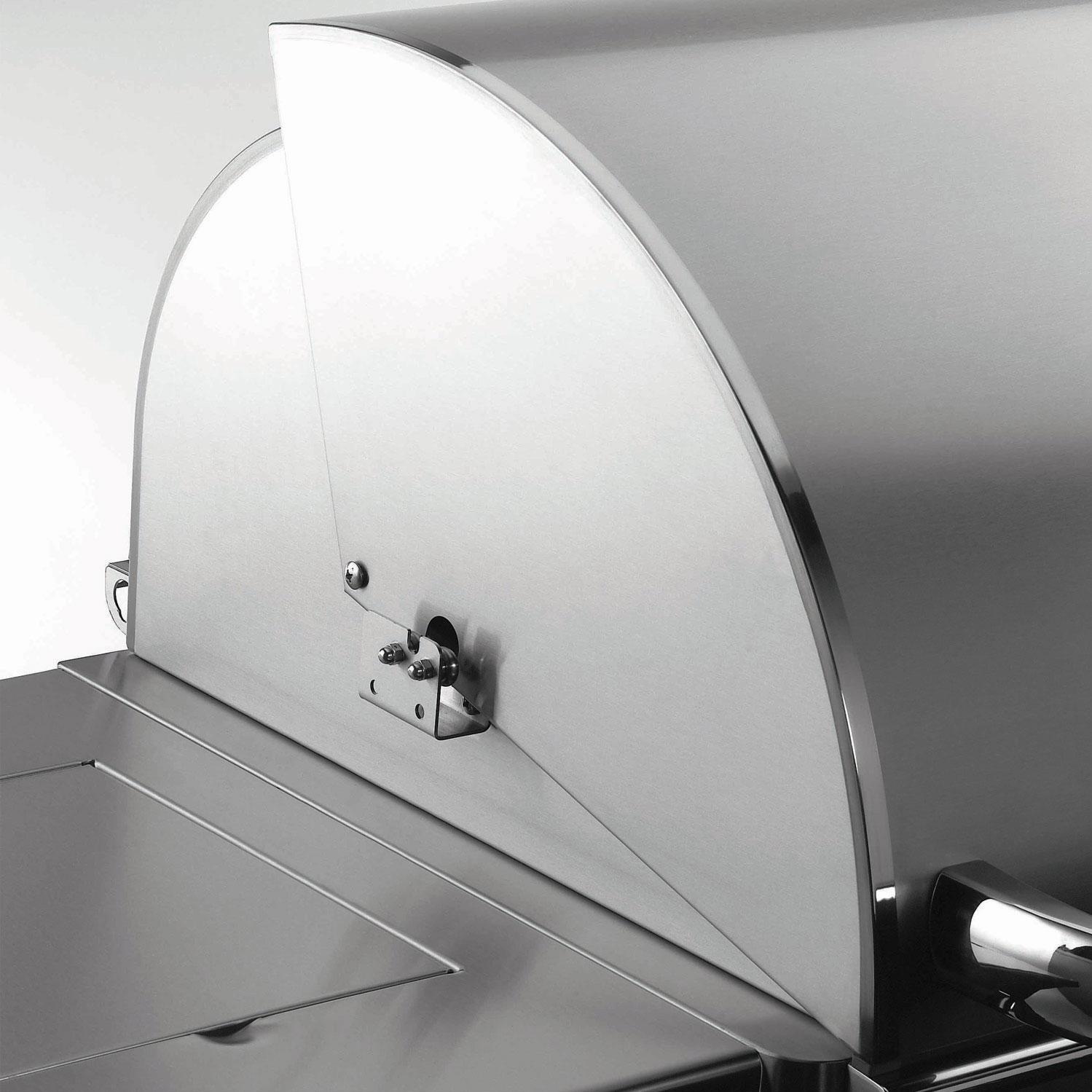 Tear-Drop style Grill Hood with smooth sleek shape