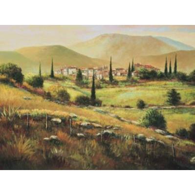 Quiet Fields Of Montalcino Poster Print