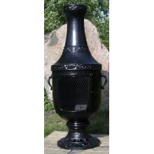 The Blue Rooster Venetian Style Cast Aluminum Chiminea - Charcoal
