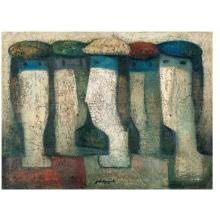 Five Faces Poster Print