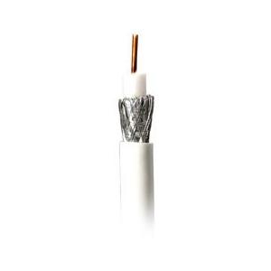 1000 Foot UL Listed RG-6 Coaxial Cable - White
