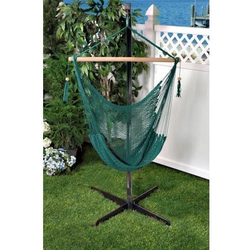 Bliss Hammocks Tahiti Rope Hammock Chair - Green