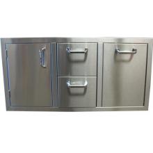 BBQ Guys 260 Series Single Door 2 Drawer And Trash Tilt-Out Combo