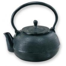 Old Dutch Matte Black Cast Iron Teapot