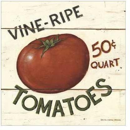 Vine Ripe Tomatoes Poster Print