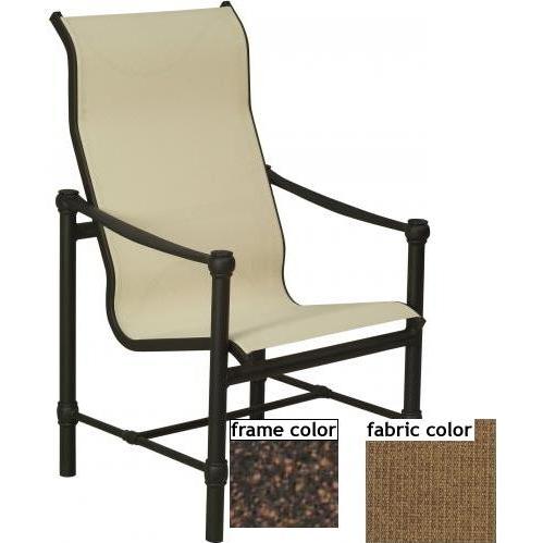 Suncoast Heritage Supreme Dining Chair - Mahogany Frame And Raku Fabric