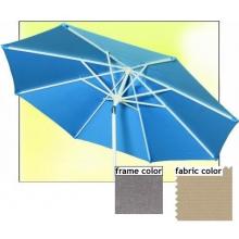 Shade Trends Licorice 7.5 X 8 With 360 Auto Tilt Premium Market Umbrella - Antique Beige