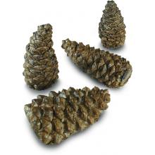 Peterson Gas Logs Decorative Ceramic Wilderness Pine Cones - Set Of 4