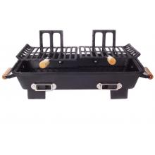 Cast Iron Hibachi Charcoal BBQ Grill