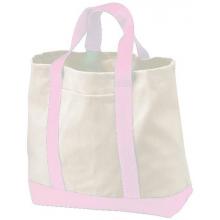 Port & Company - 2-Tone Shopping Tote Bag - Natural/Light