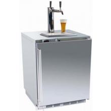 Perlick Outdoor Beer Dispenser With Solid Stainless Door And 2 Taps