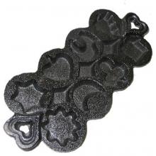 Seasoned Cast Iron Muffin Pan - 14 Inch