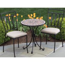 Alfresco Home Lipari 24 Inch Round Bistro Table Group