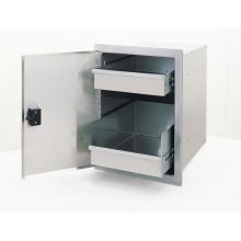 Fire Magic Legacy Stainless Enclosed Door W/ Dual Drawers