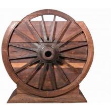 Teak Wood Chuck Wagon Hutch / Storage Box