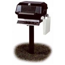MHP Gas Grills JNR4DD Natural Gas Grill W/ Stainless Grids On In-Ground Post