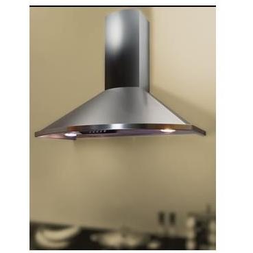 Zephyr ZSA-M90AS 36 Inch Europa Savona Wall Mount Chimney Hood With 650 CFM Internal Blower - Stainless Steel