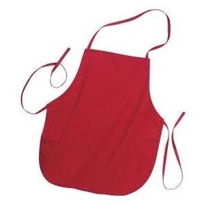 Port Authority Apron Medium Length - Red