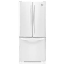 LG French Door Refrigerator, 20 Cu Ft - White
