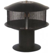 Madison Black Outdoor Fireplace & Fire Pit