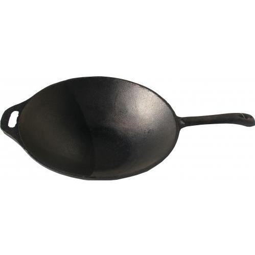 Seasoned Cast Iron Wok 4 QT