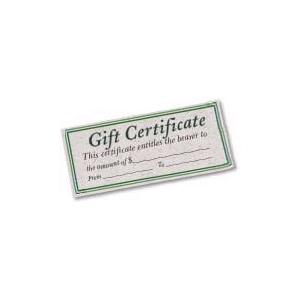 $100 Gift Certificate