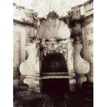 Barouque Stone Bench Poster Print